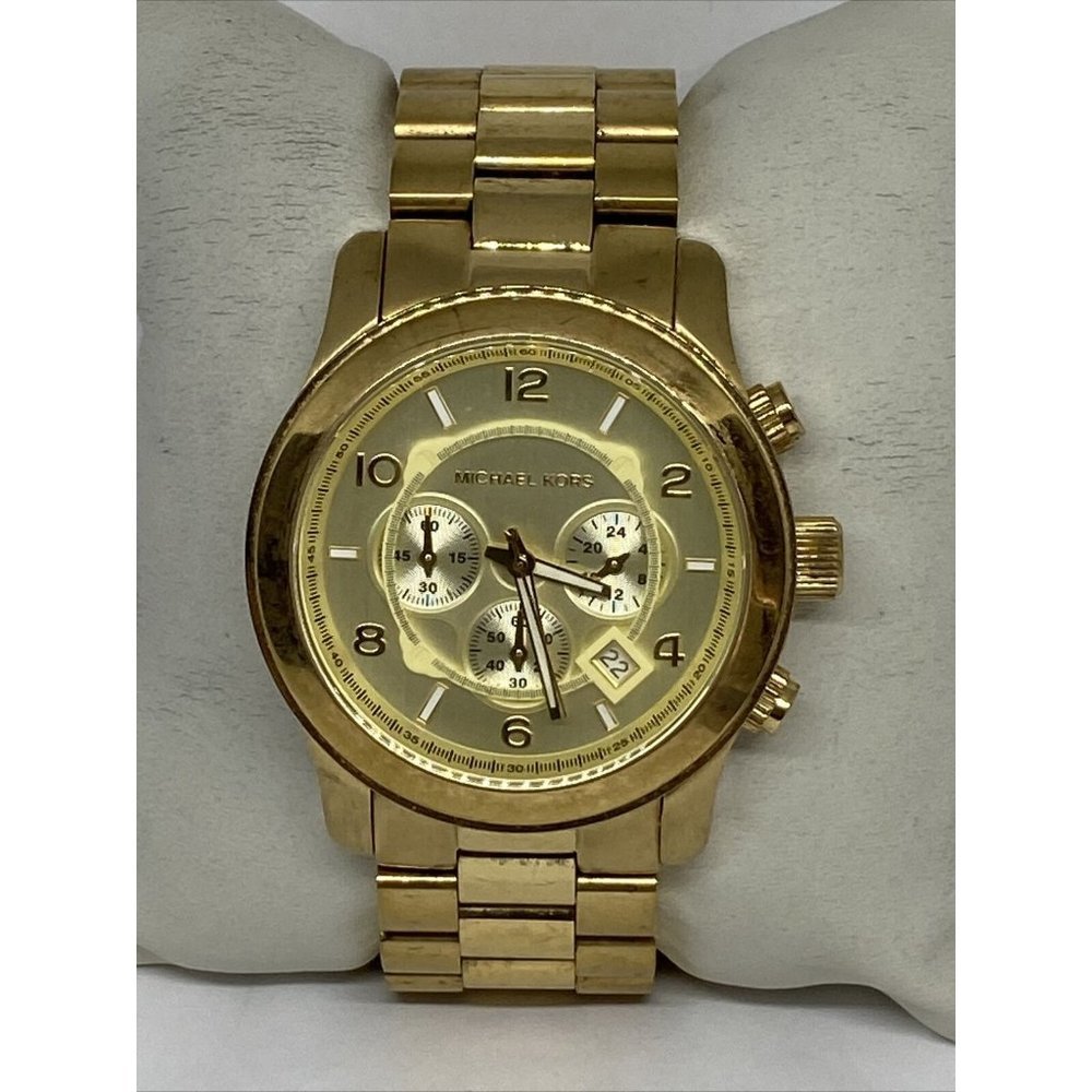 Michael Kors MK8077 Women's Gold Stainless Steel A